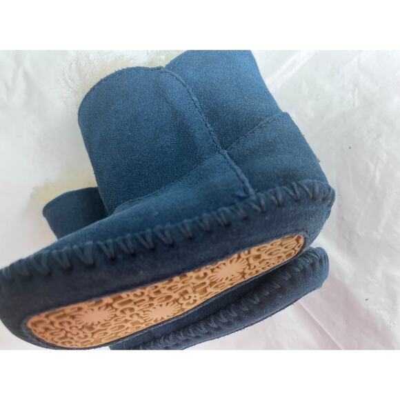 UGG AUSTRALIA TODDLER BOOTS SZ. 0/1 Blue Baby UGG Boots Velcro - Picture 9 of 10
